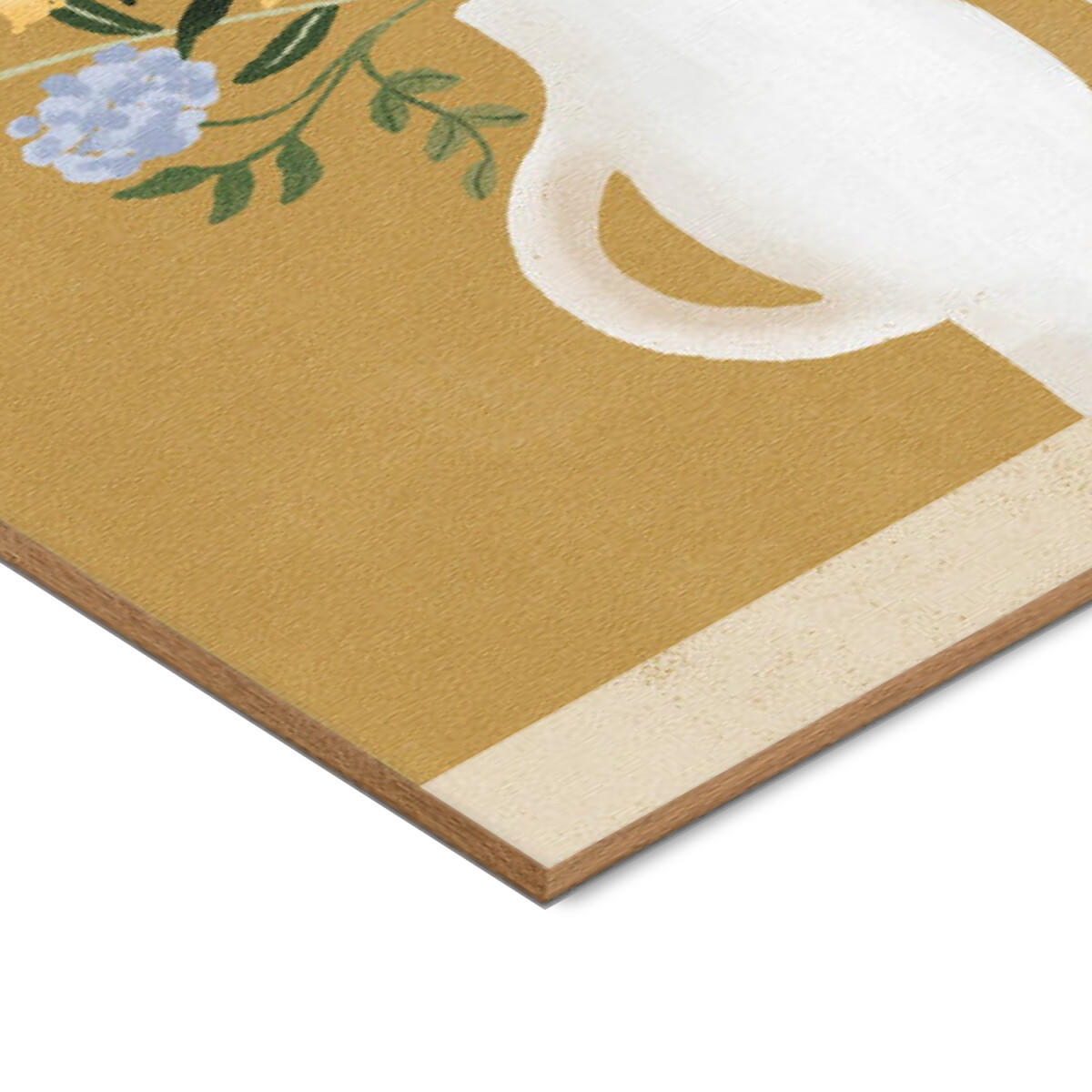 POSTER mit Rahmen Goed Blauw - Autumn Bouquet - Eichefarben/Braun, Holz/Papier (30/40cm) - Poster&Frame
