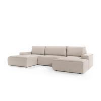 ECKSOFA FIORD Beige 358x167x85 cm - Beige, Textil (358/167cm) - FURNLUX
