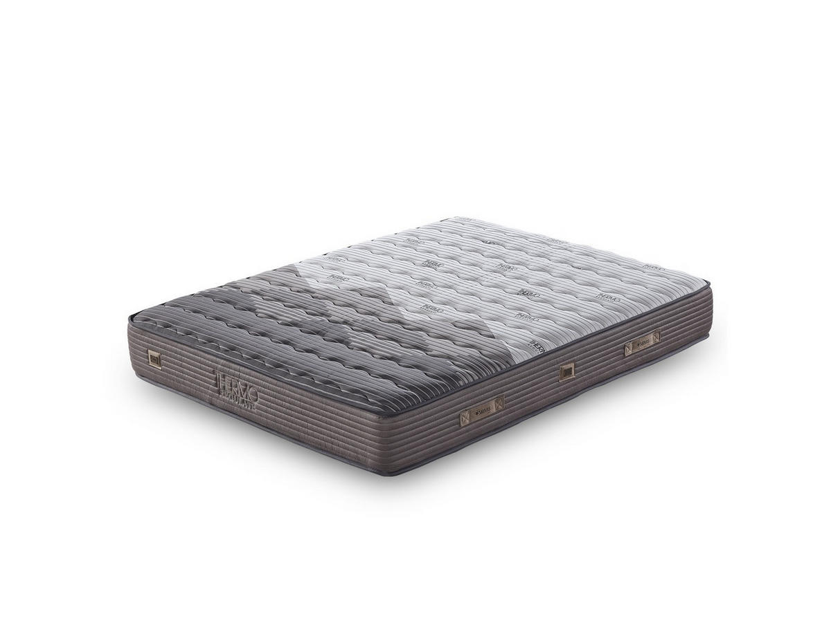 POLSTERBETTSET Thermo Regulate 120x200 Grau - Grau, Textil/Metall (120/200cm) - Villa Möbel