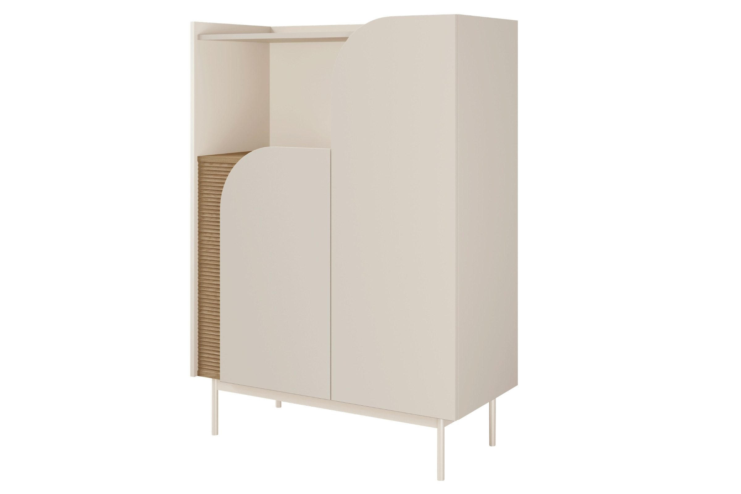Deine Möbel 24 Hochkommode Kaschmir 92x128x42 cm