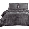 TAGESDECKE 230/260 cm Set 3-teilig mit Kissenbezügen #01 Grau - Grau, Textil (230/260cm) - ROLFNERS