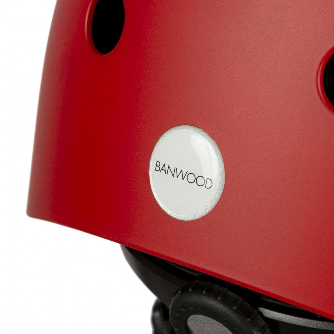 FAHRRADHELM für Kinder 3-7 Jahre, Rot - Rot, Kunststoff (21/24cm) - Banwood