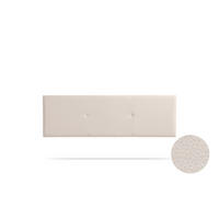 KOPFTEIL gepolstert ALMA Kunstleder 130x50x5 cm - Beige - Moonia - Beige, Holz (130/5/50cm)