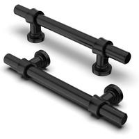 MÖBELGRIFF Schwarz Matt 10er-Set 96 mm - Schwarz, Metall (1.2/3.6/15.6cm)