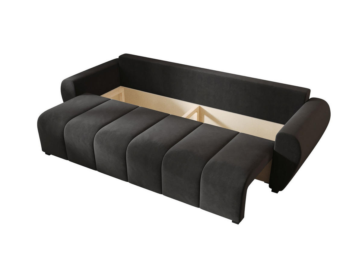 SOFA MOLISA mit Schlaffunktion ITAKA 16 mit Stauraum - Creme, Textil (86/82/246cm) - Bedante