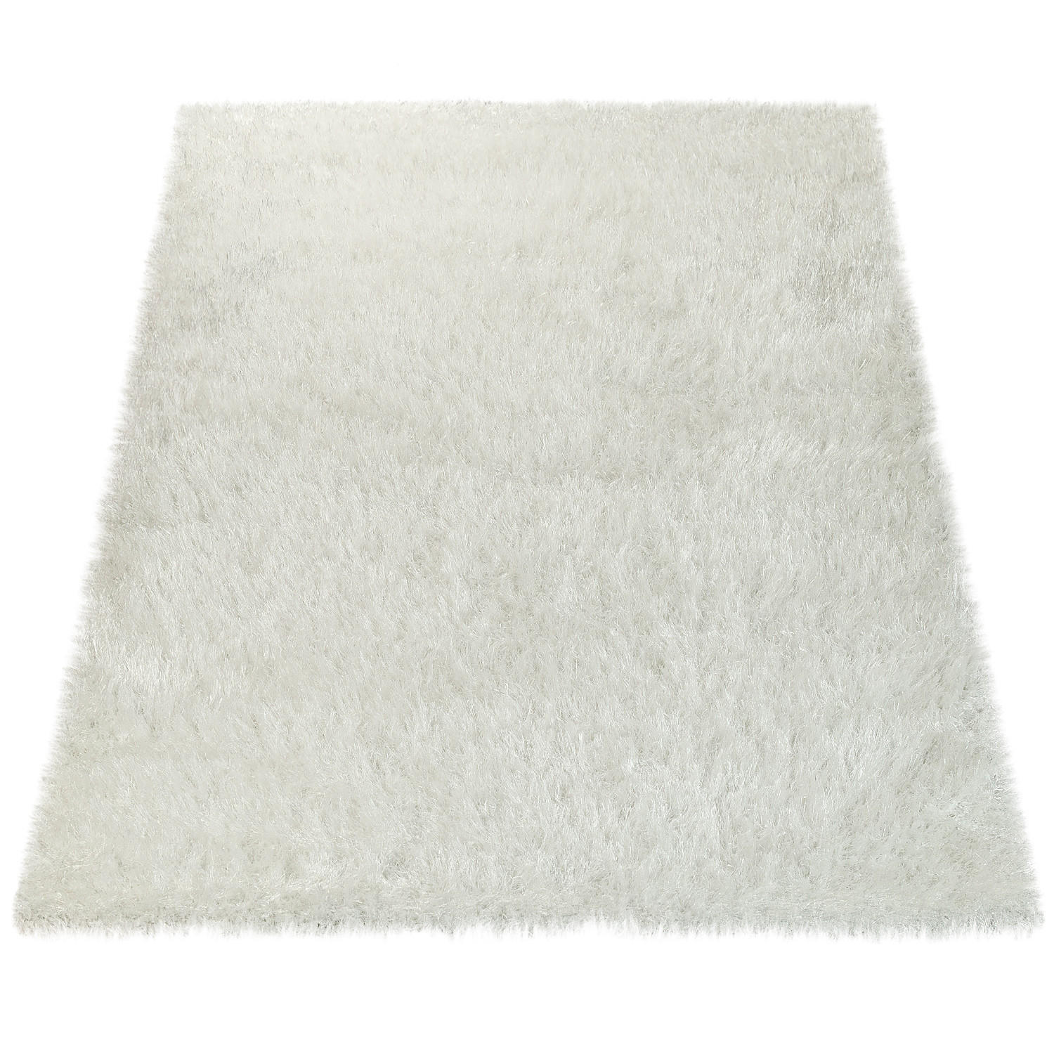 HOCHFLORTEPPICH 80/300 cm Glamour 300 - Weiß, Textil (80/300cm) - Paco Home