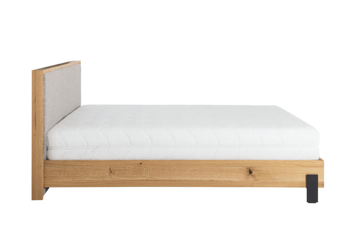 POLSTERBETT mit Matratze PRATO, Cappuccino, 180x200 cm - Cappuccino, Textil (180/200cm) - KS Home Concept