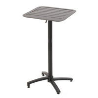 HOCHTISCH 60 x 60 cm, Schwarz - Schwarz, Metall (60/60/108cm) - Oviala