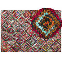 TEPPICH geflochten Kaiseri 230/160 cm - Multicolor, Textil (160/230cm) - Beliani