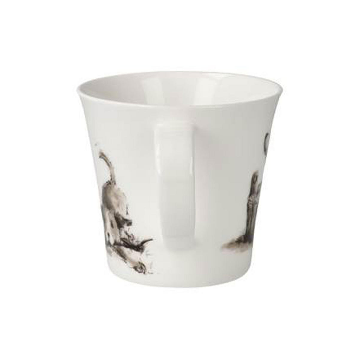 TEETASSE Peter Schnellhardt - Spielkameraden, Fine Bone China - Multicolor, Keramik (0.35L) - Goebel