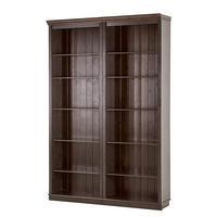 REGALWAND - Kiefer massiv, Typ A - Braun, Holz (148/223/37cm) - home24