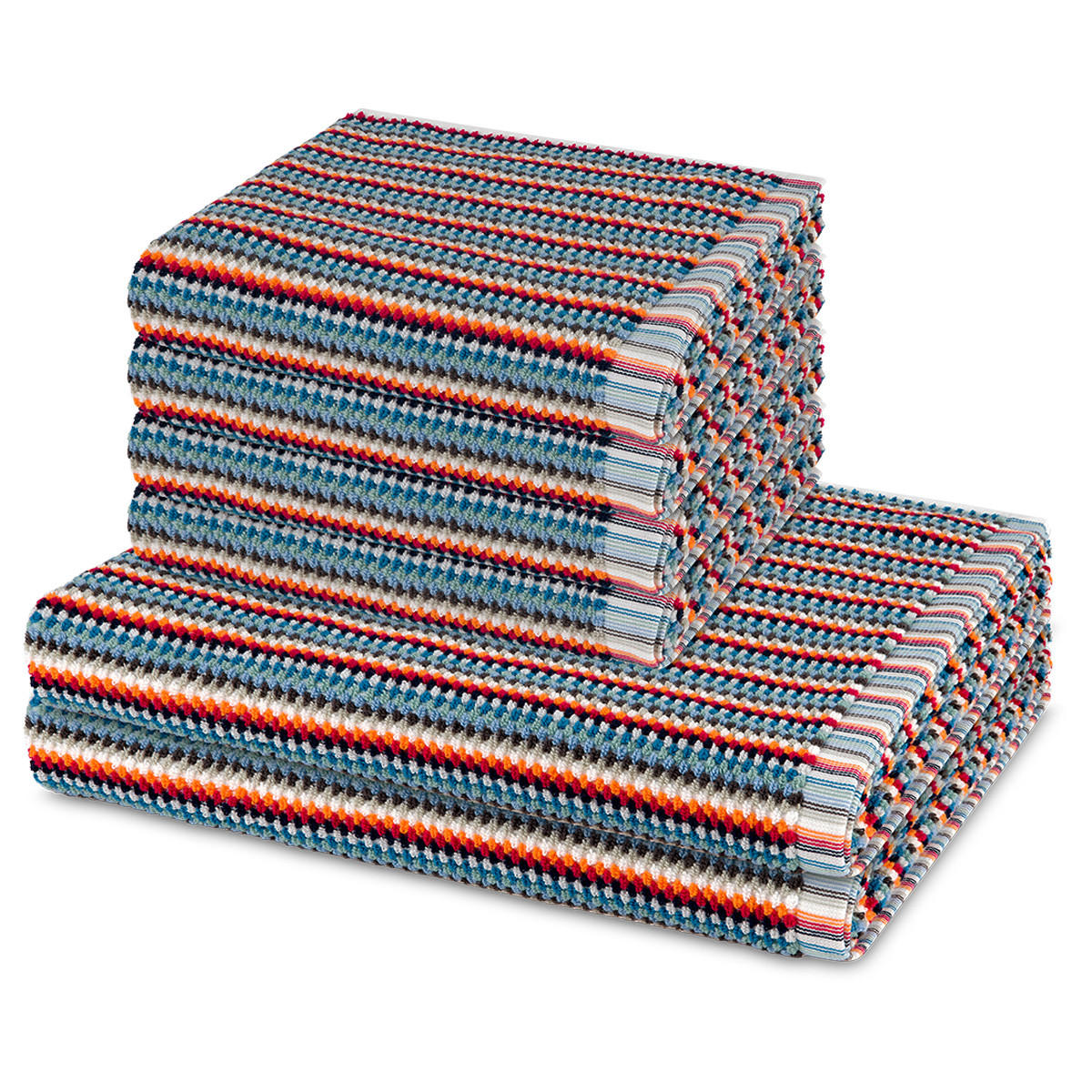 FROTTIERSET Bliss 6-teilig - Multicolor, Textil (50/100cm) - MÖVE