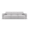 SOFA Molino aus Boucle hellgrau 3 Sitzplätze - Hellgrau, Textil (95/72/235cm) - Micadoni
