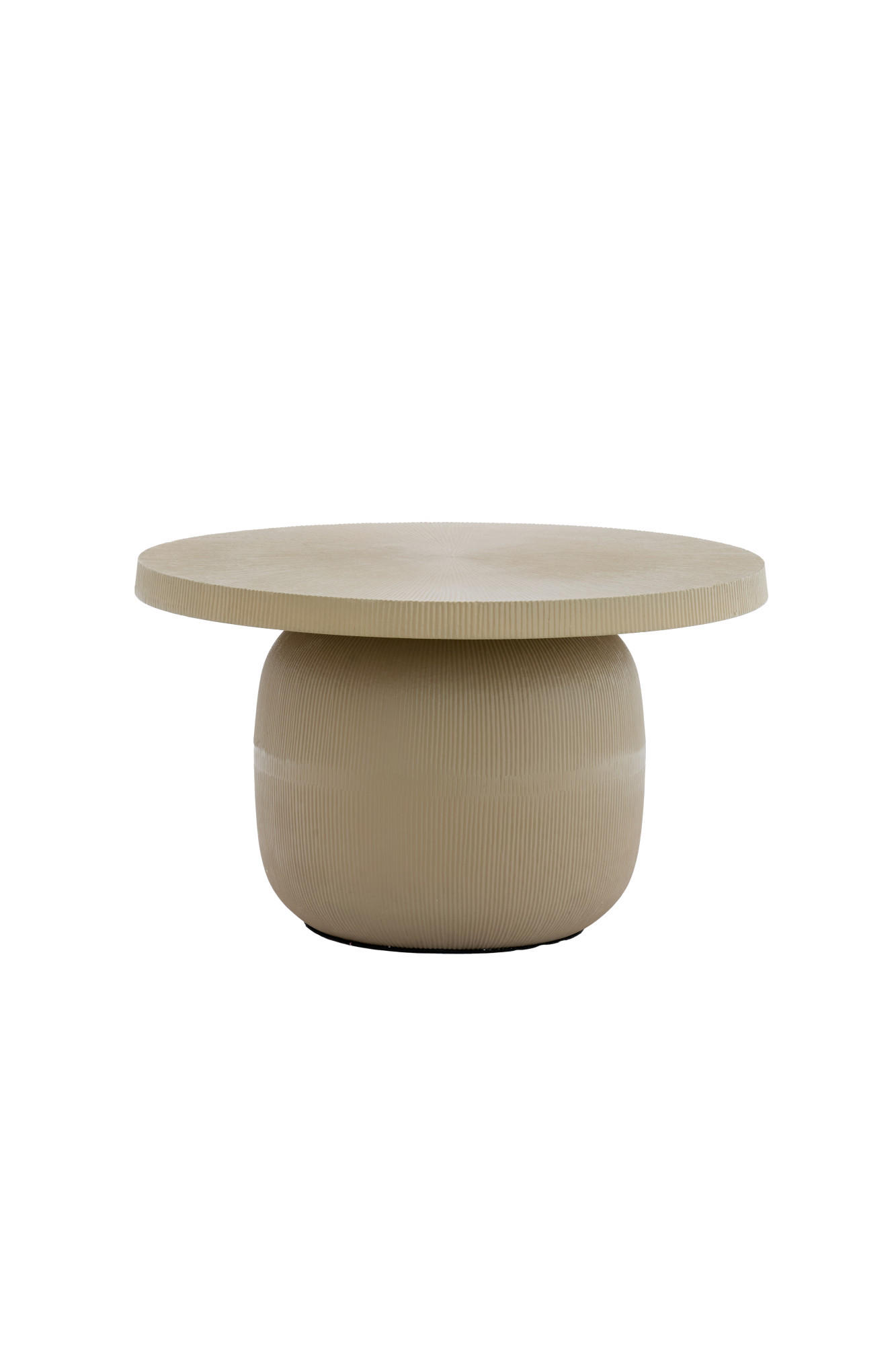 COUCHTISCH Tigran Braun Ø59/35,5 cm - Braun, Metall (59/59/35.5cm) - Light & Living