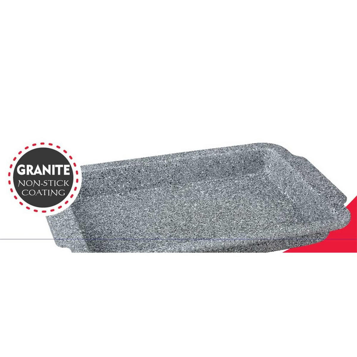 BACKFORM Grau 36.5/23/4.8 cm KB7382 - Grau, Metall (23/4.8/36.5cm) - Klausberg 