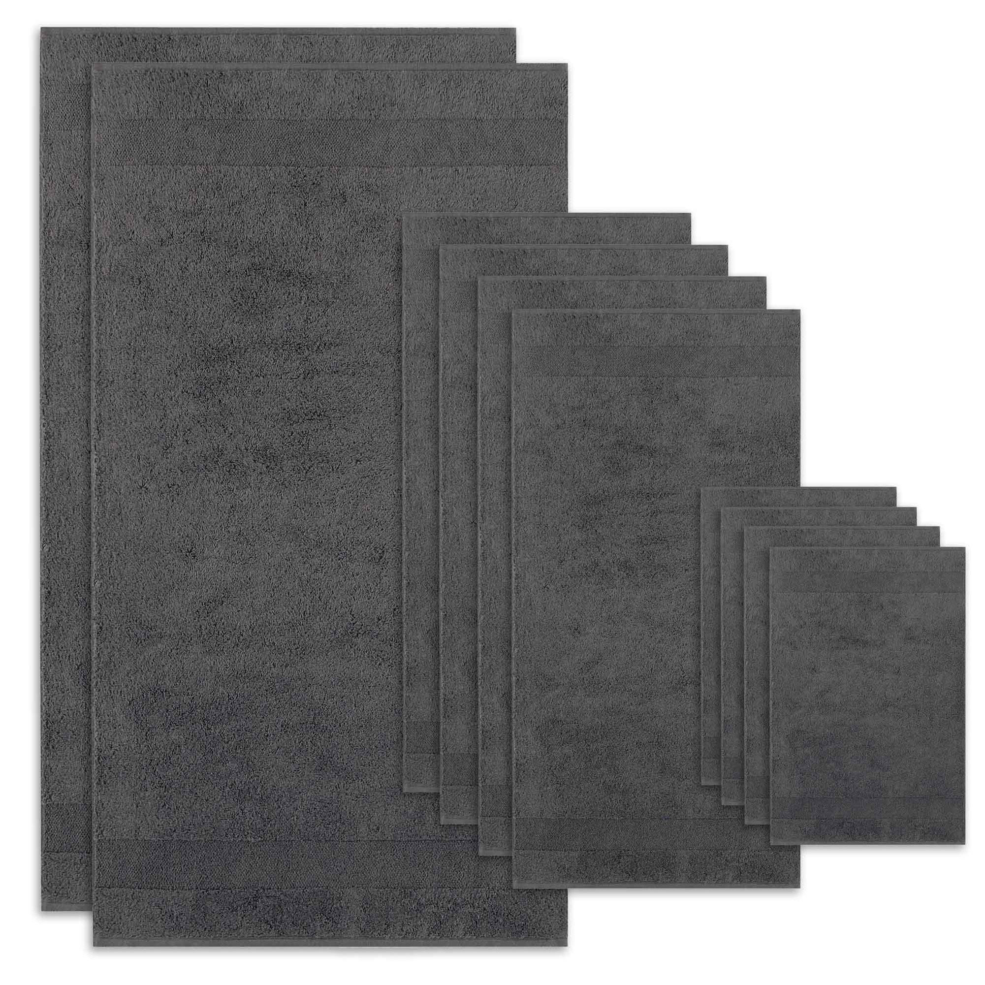 HANDTUCH Unisex One Grau Baumwolle 10er Pack - Dunkelgrau, Textil (60/120cm) - Villeroy & Boch