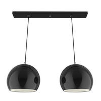 HÄNGELEUCHTE Joe Linear - Schwarz, Metall (25/25/20cm) - Lumicom