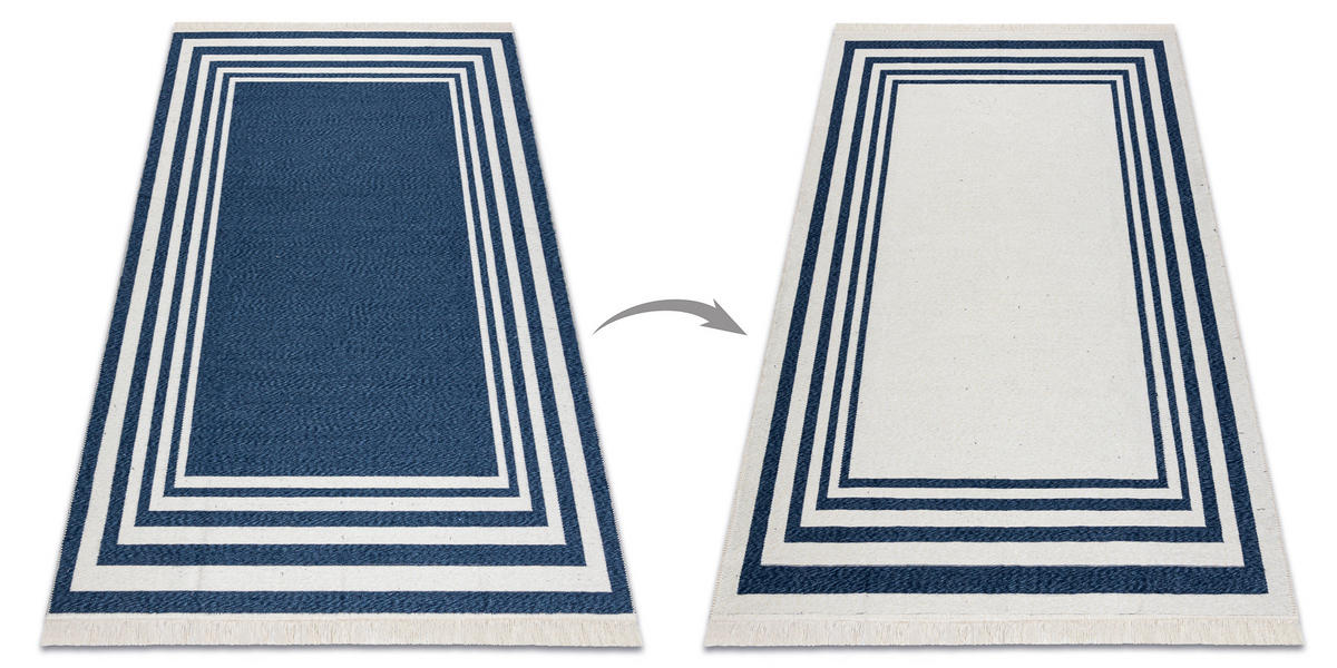 TEPPICH TWIN 120/170 cm - Blau, Textil (120/170cm) - rugsX