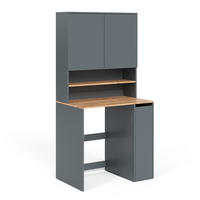 WASCHMASCHINENSCHRANK Viktor Anthrazit/Goldkraft Eiche 93.6 x 88.2 cm 2 Teile mit Regal - Honigeiche/Anthrazit, Holzwerkstoff (93.6/88.2/60.3cm) - Vicco