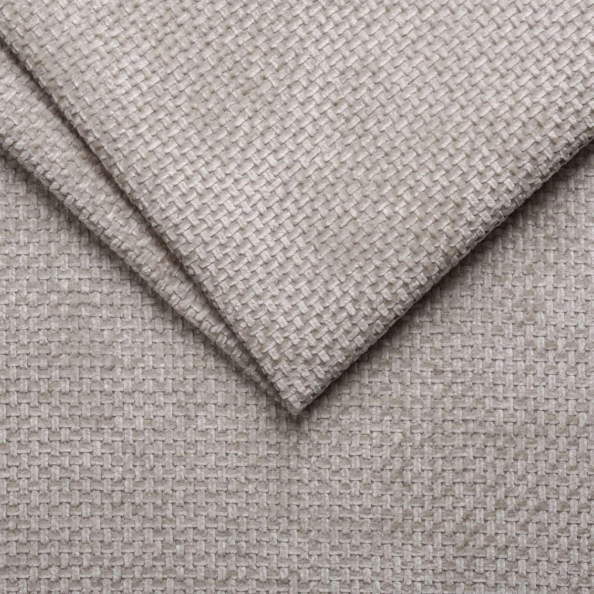 ECKSOFA mit verstellbaren Kopflehnen und Nosagfederung - Sandfarben, Textil (285/339cm) - ed exciting design