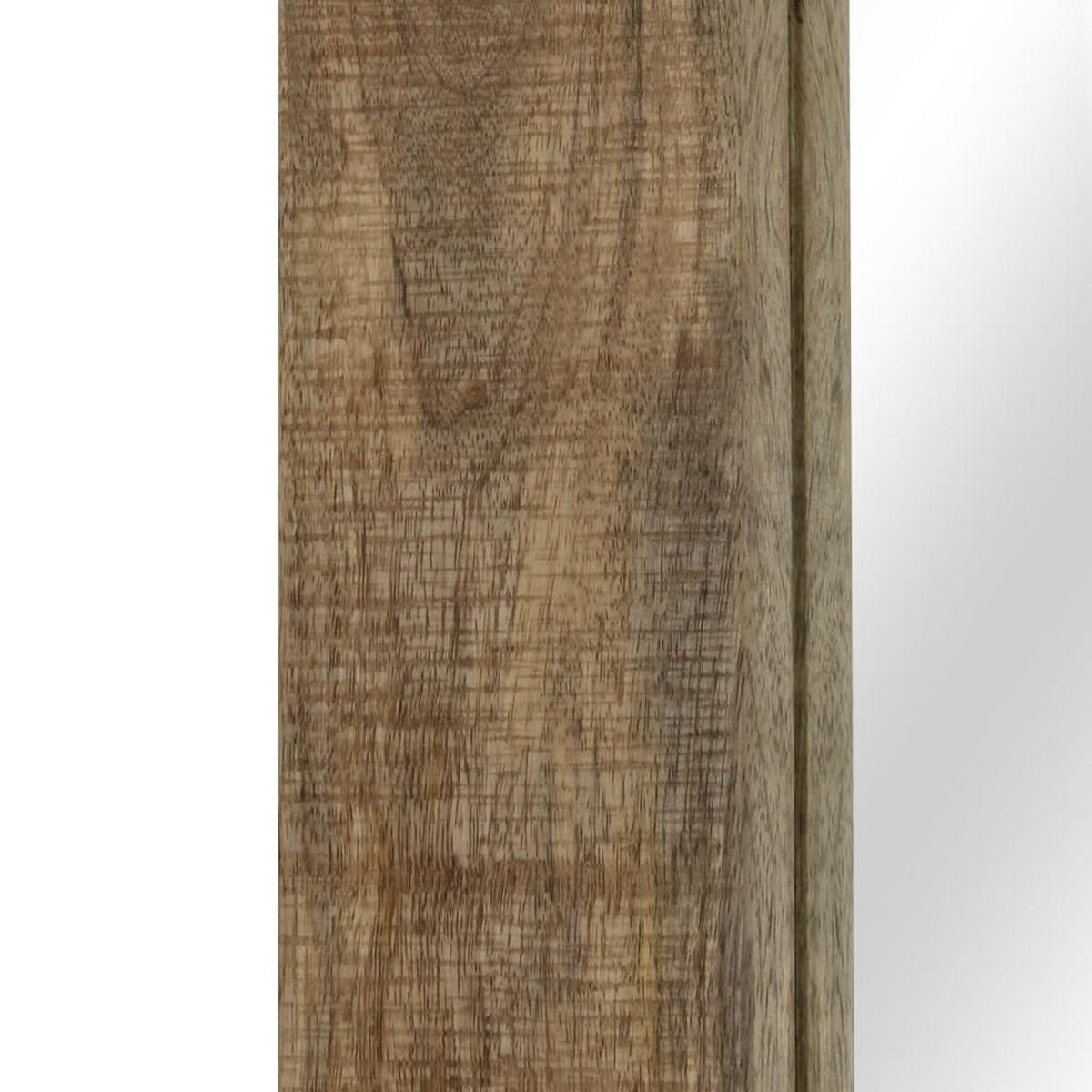 SPIEGEL Mangoholz Massiv 50 x 80 cm - Braun, Holz (50/80/1cm) - furnicato