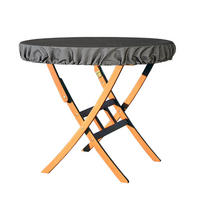 TISCHPLATTEN-ABDECKUNGEN 80cm - Grau, Kunststoff (80/7/80cm) - QUICK STAR