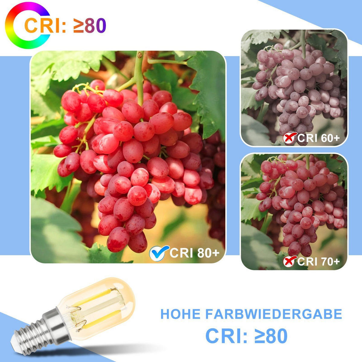 LED-LEUCHTMITTEL Artur II 6.4/2.2/2.2cm(2er-set) - Braun, Glas (2.2/2.2cm) - Nettlife