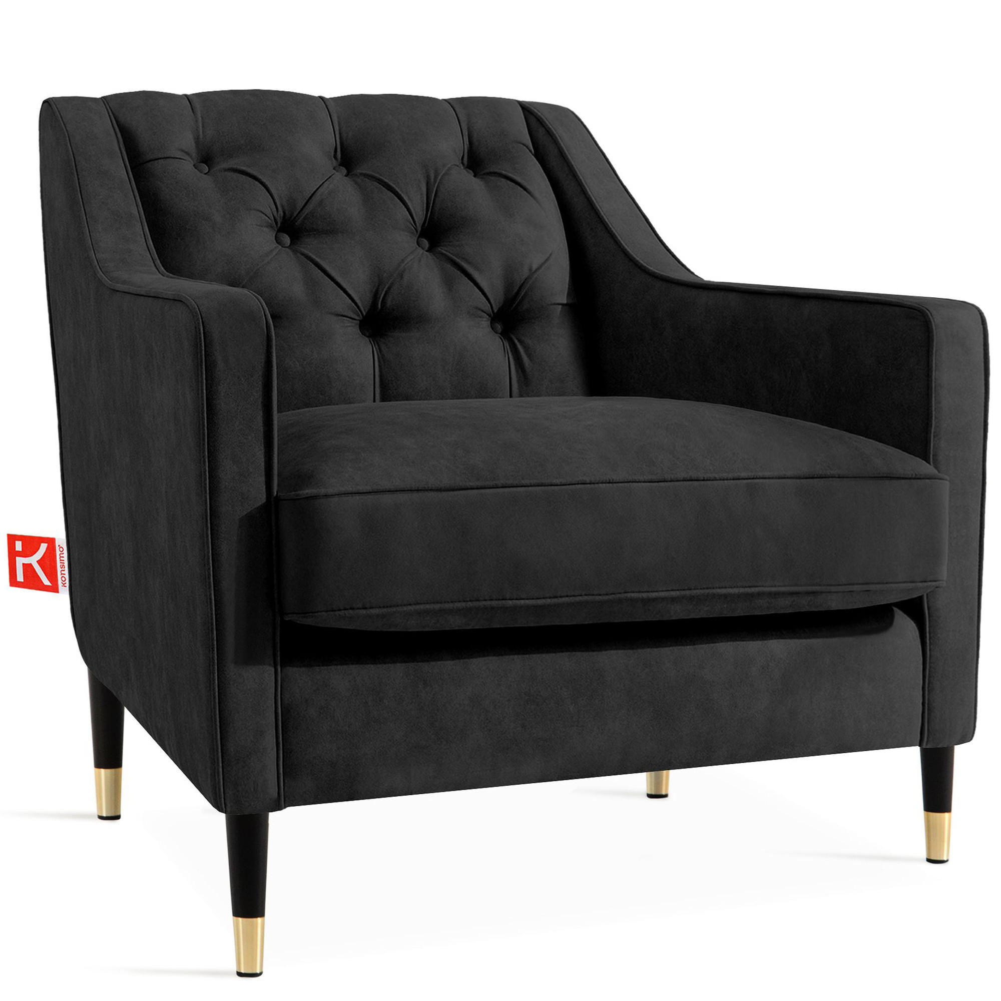 Konsimo® Sessel Anthrazit 77x78x80 cm