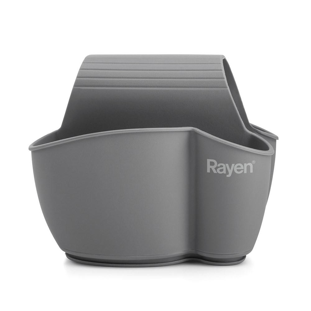 SPÜLENORGANIZER Grau 12/15/15.5 cm RA6185 - Grau, Kunststoff (15/15.5/12cm) - Rayen 