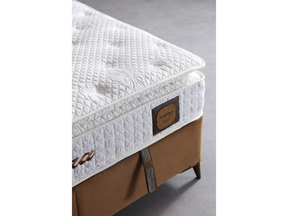 POLSTERBETT Ibiza Braun 160x200 Braun - Braun, Textil/Metall (160/200cm) - Villa Möbel
