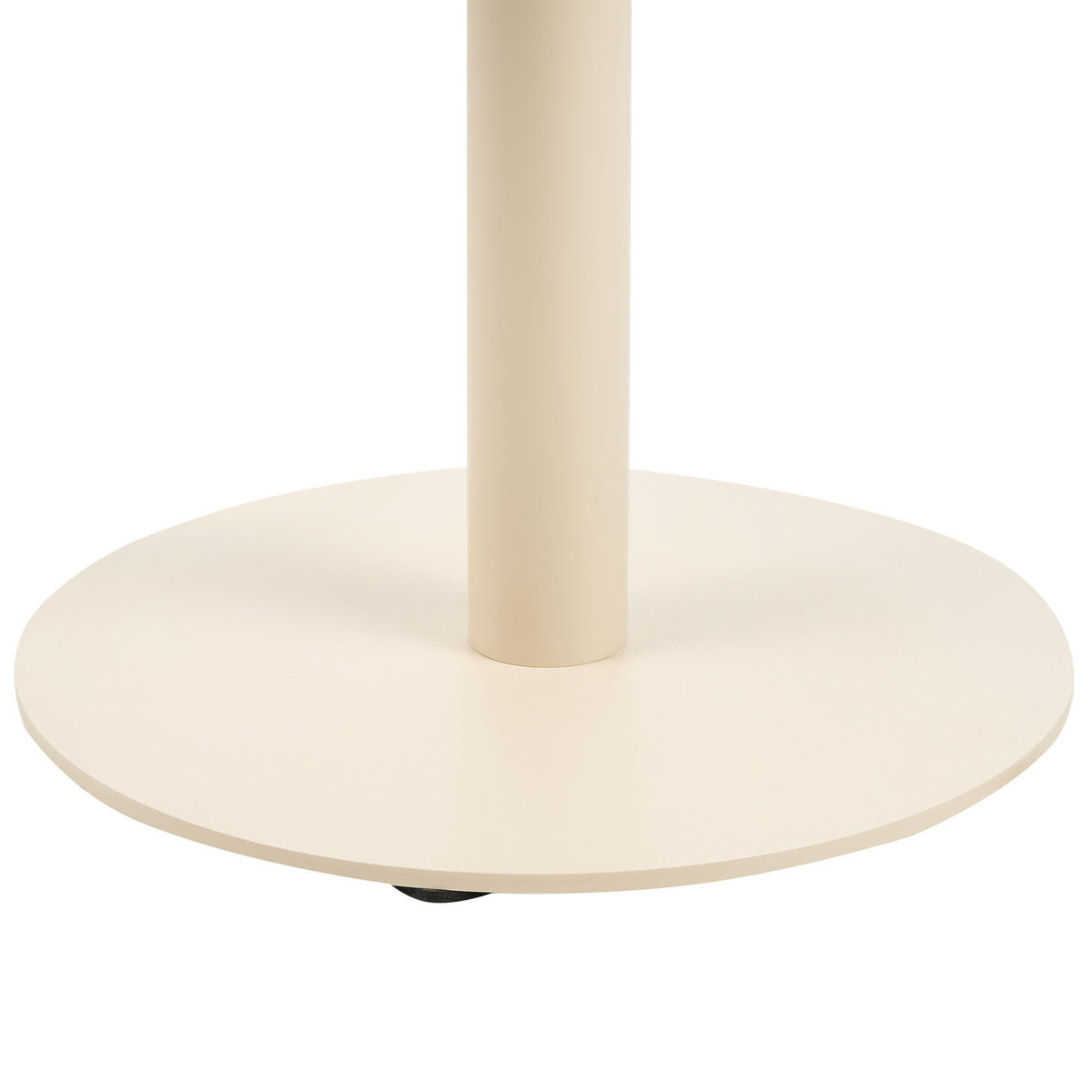 MĂSUȚĂ DE CAFEA DE EXTERIOR 50 cm 50 cm metal bej Vittuone - bej, metal (50/50/50cm) - Beliani