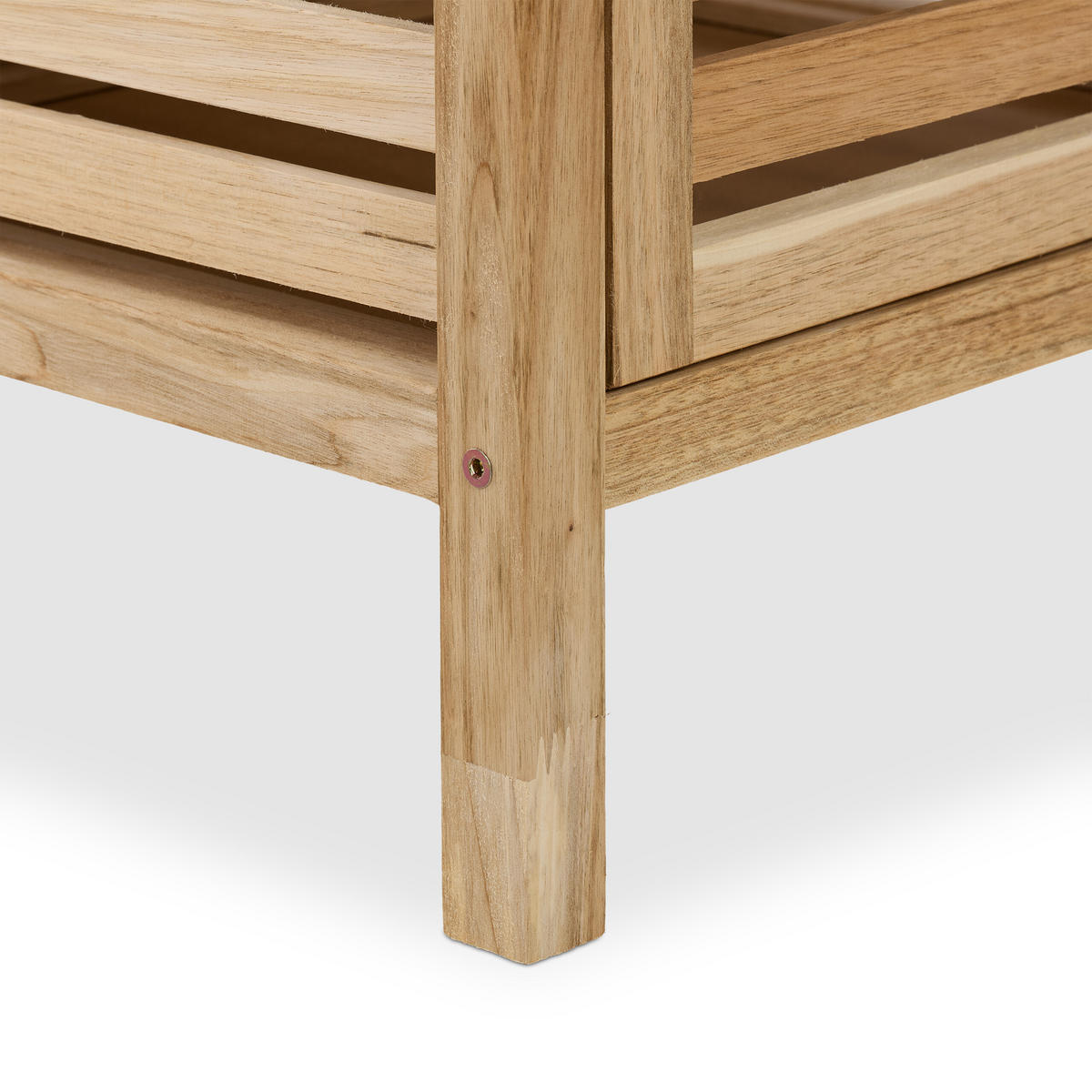 BADEZIMMERREGAL - Hellbraun, Holz/Holzwerkstoff (40/86/36cm) - Relaxdays