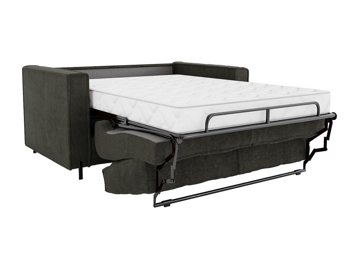 SCHLAFSOFA - 3 Personen - Stoff - Grün - - Grün, Textil (198/100/223cm) - Vente-Unique