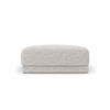 POUF Miley aus Chenille-Stoff hellgrau - Hellgrau, Textil (90/40/90cm) - Micadoni