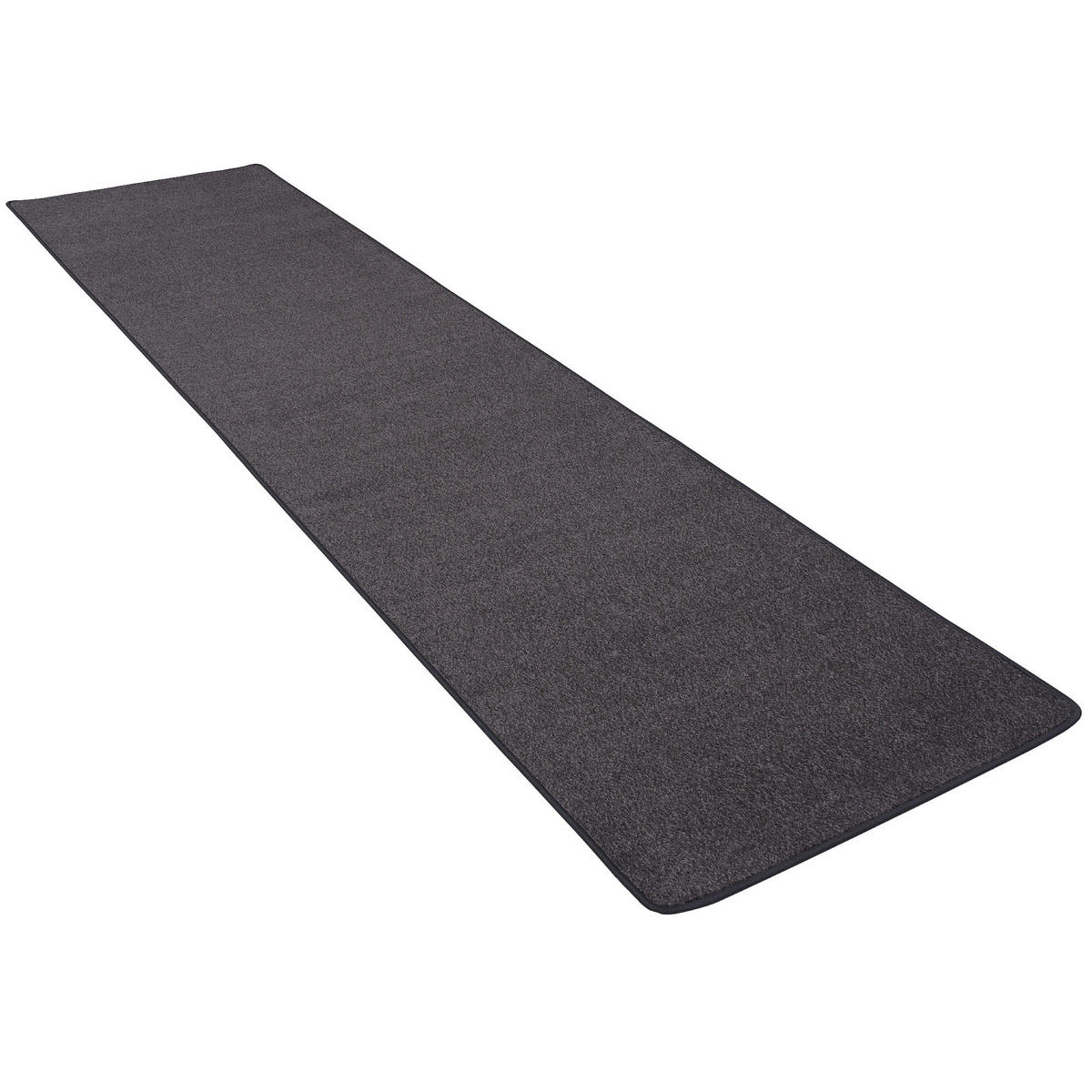 TREND VELOURS LÄUFER TEPPICH JOY - Anthrazit, Textil (80/400cm) - Snapstyle