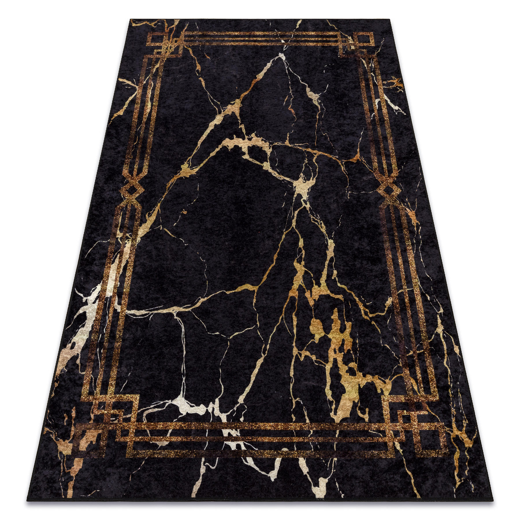 TEPPICH Miro 140/190 cm - Schwarz, Textil (140/190cm) - rugsX
