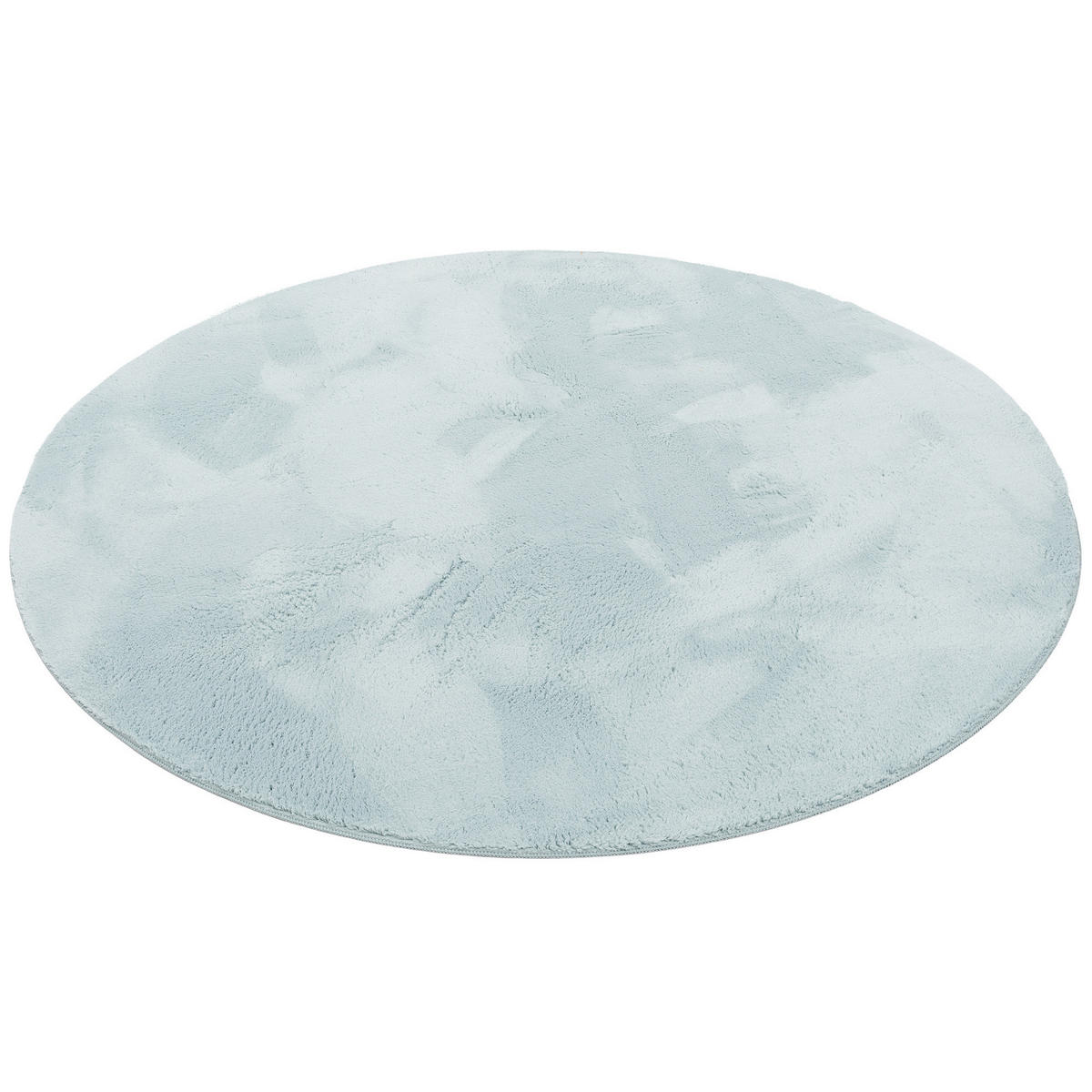 FELLTEPPICH SUPER SOFT PEARL RUND - Blau, Textil (160/160cm) - Pergamon