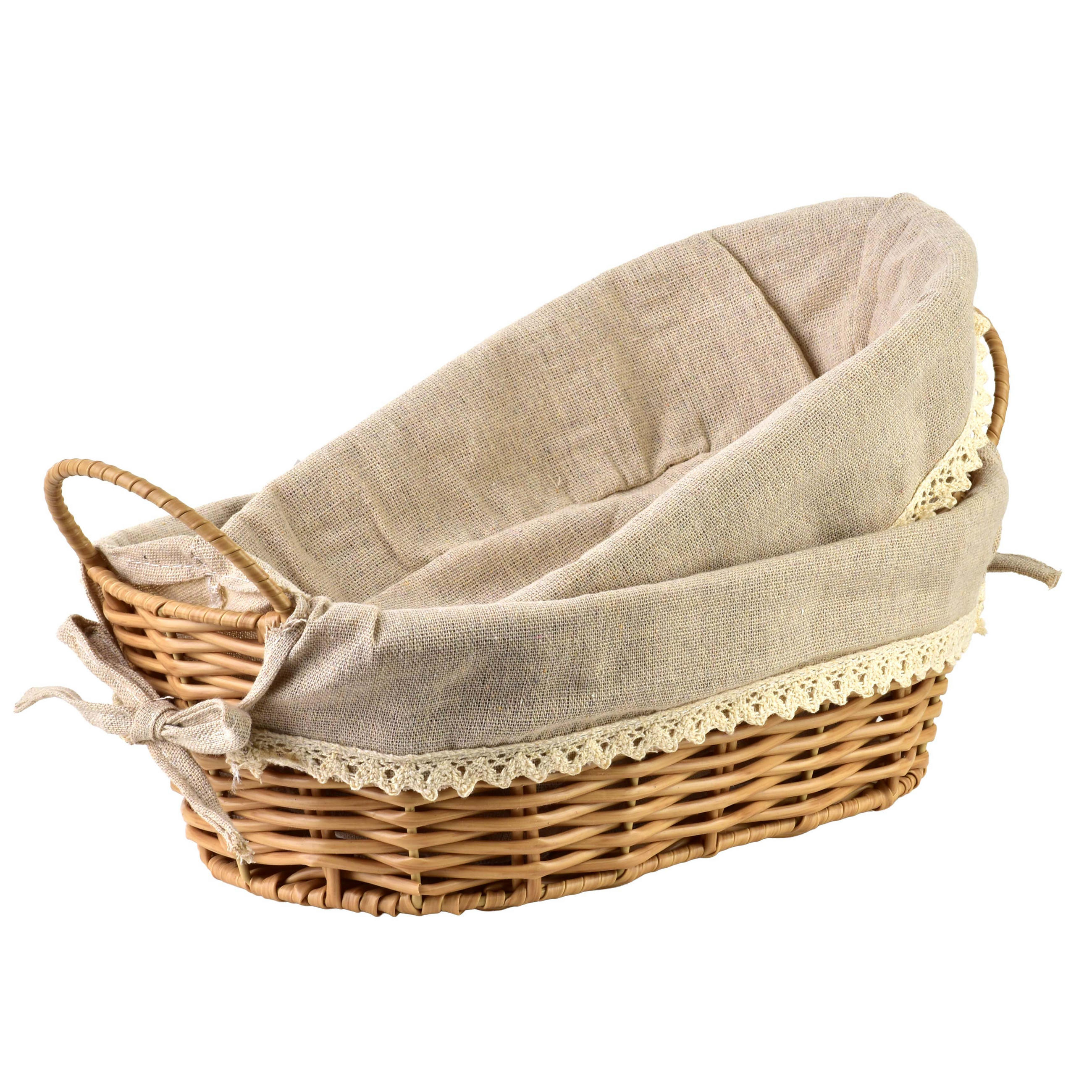 BROTKORB Will Naturfarbe 30x20x10 cm Kunststoff - Naturfarben, Kunststoff (20/10/30cm) - Mondex