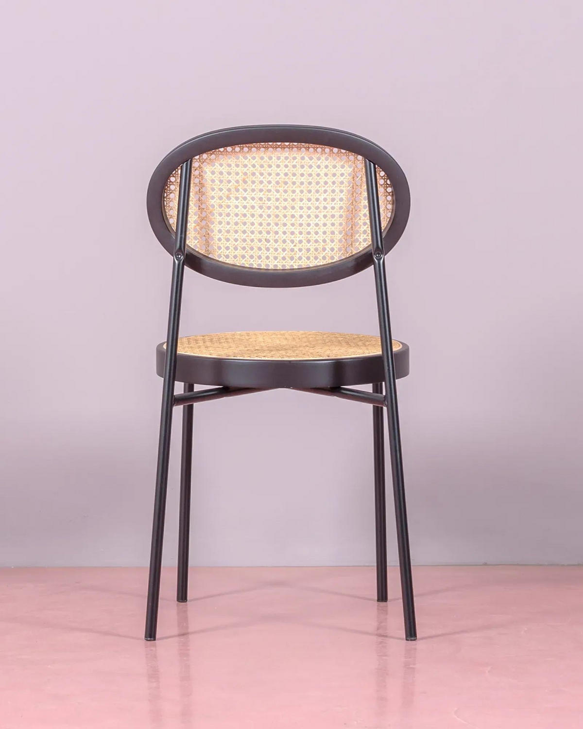 STUHL Naturmaterialien Schwarz - Schwarz, Naturmaterialien (45/84/53cm) - Nest Dream