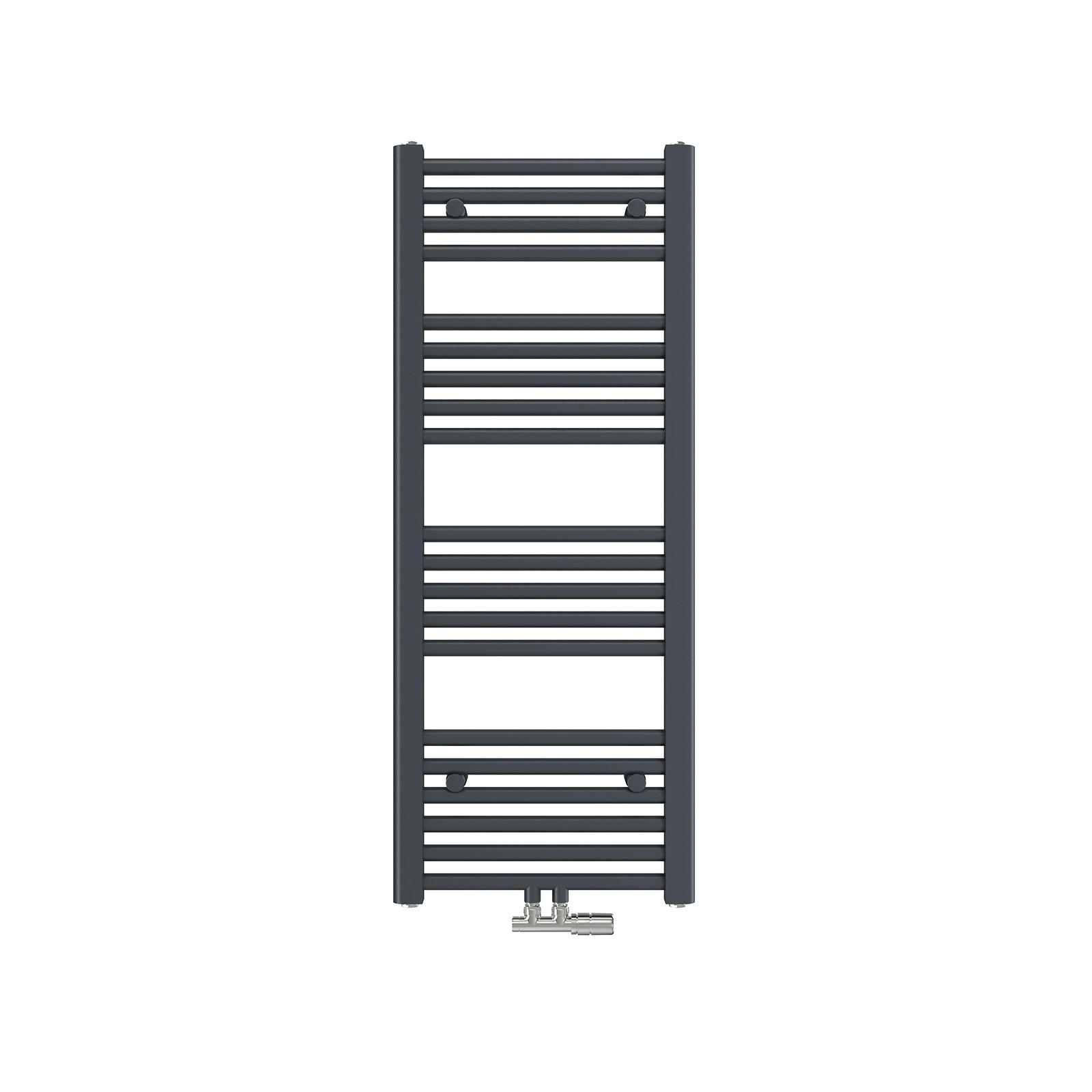 HEIZKÖRPER Handtuchheizkörper wasserführend 100/40/3 cm - Anthrazit, Metall (40/100/3cm) - EMKE