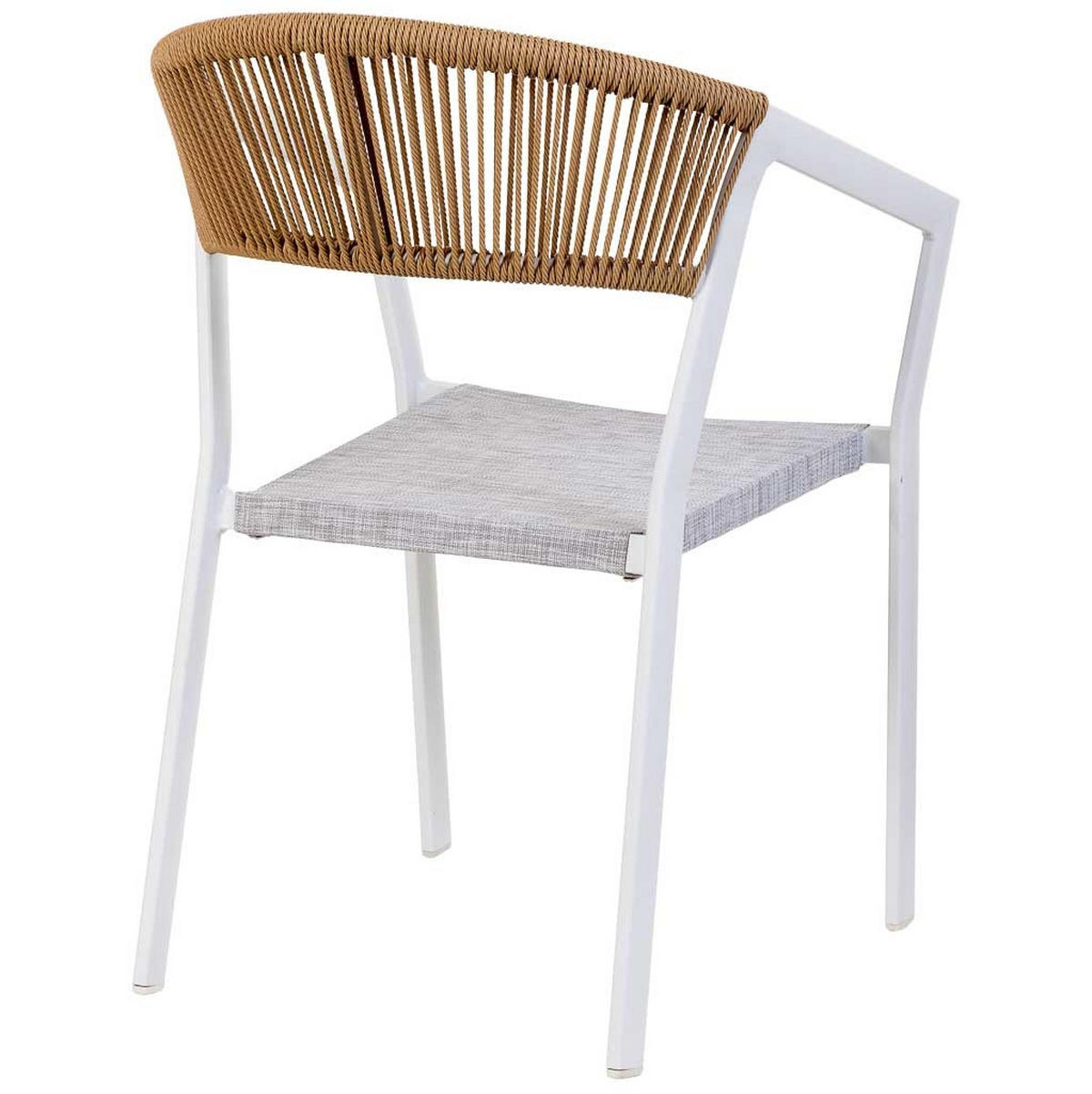 STUHL, weiß, 57x62x78cm - Weiß, Metall (57/78/62cm) - Wanderlust