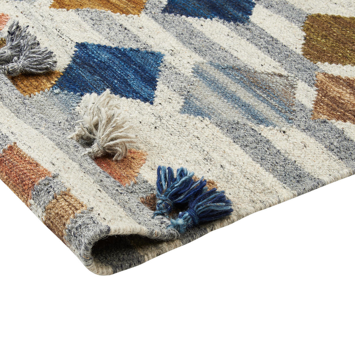 KELIM-TEPPICH Kasakh 300/200 cm - Multicolor, Textil (200/300cm) - Beliani