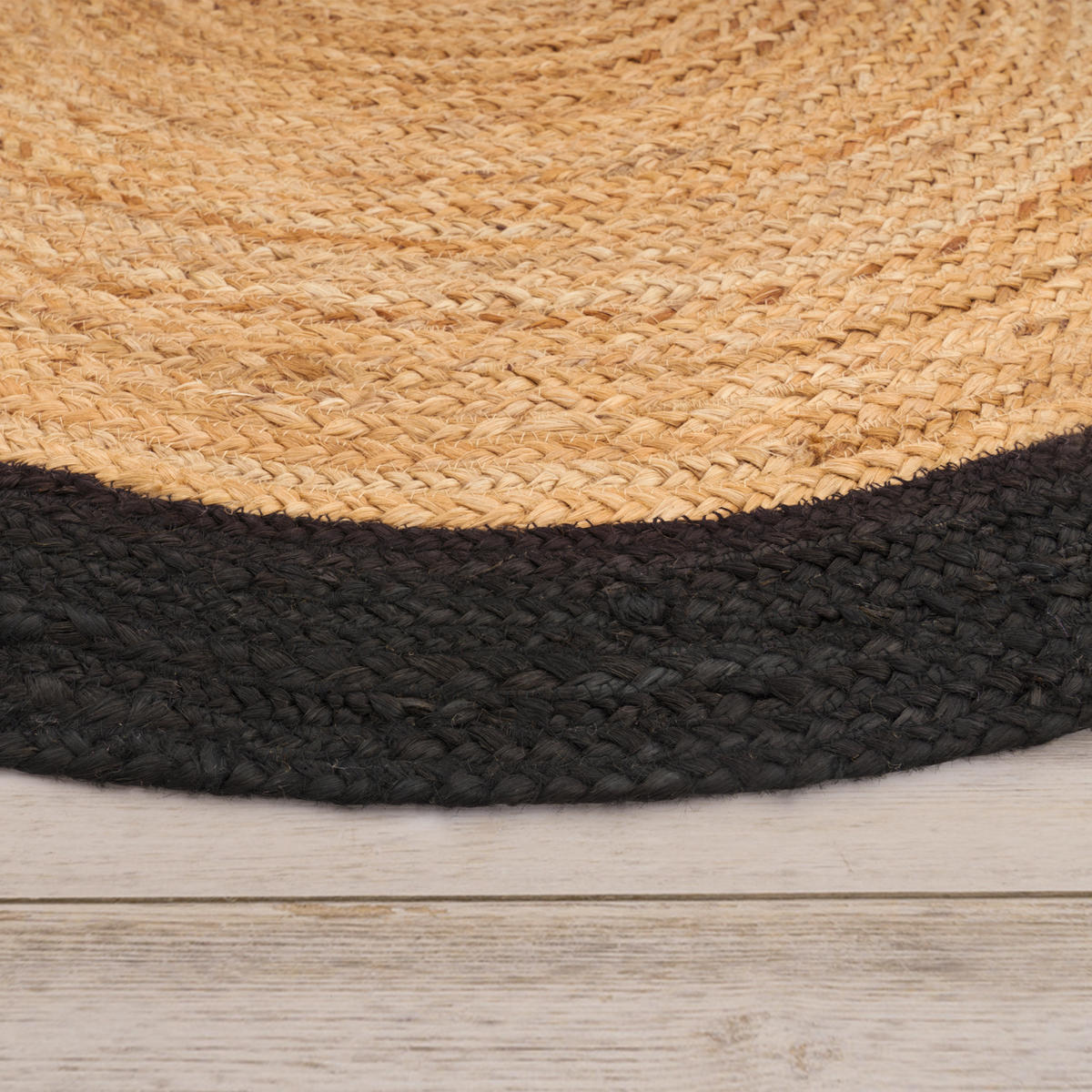 HOCHFLORTEPPICH 80/80 cm Viborg 594 - Schwarz, Textil (80/80cm) - Paco Home