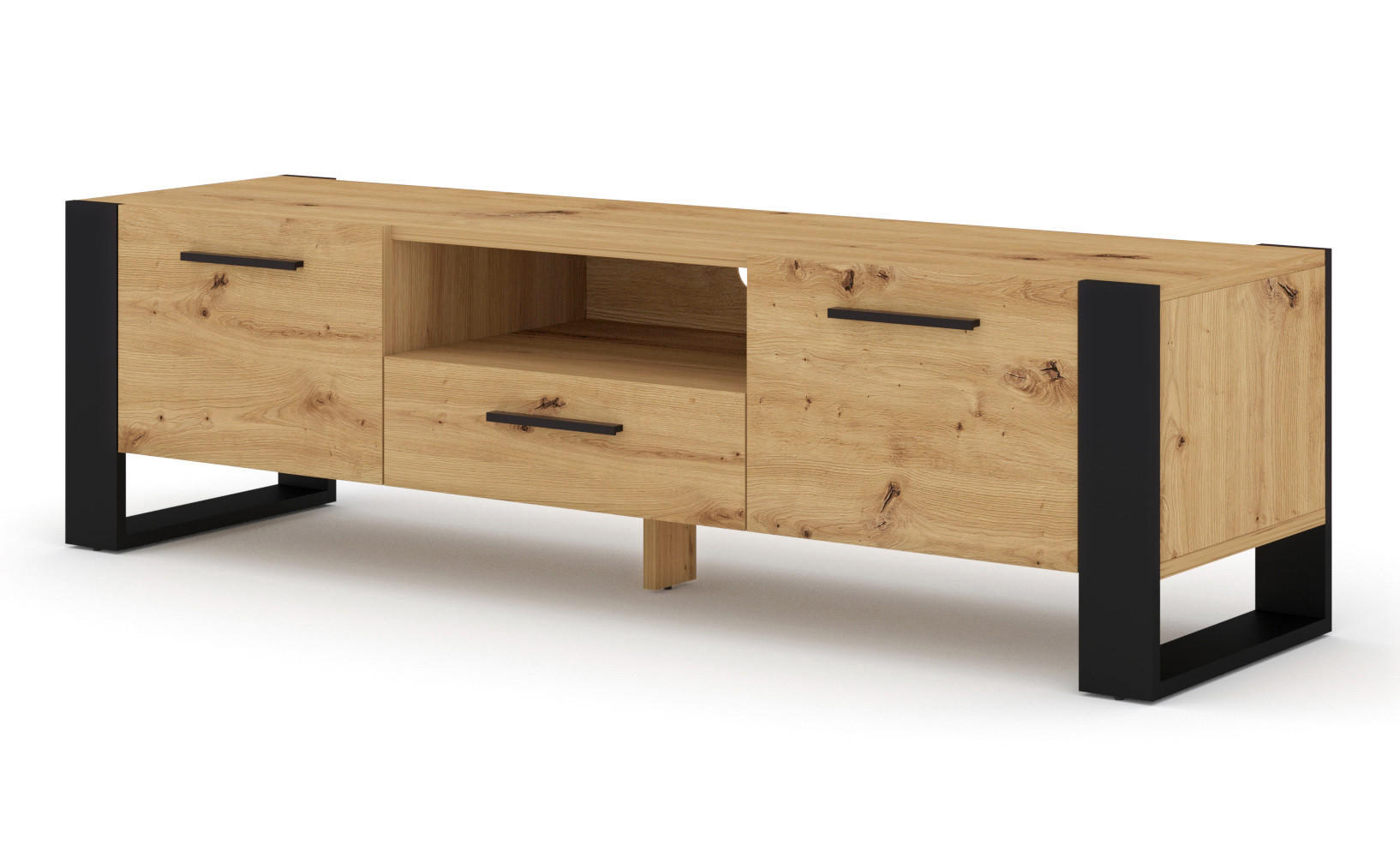 Raumhirsch Furniture TV Eiche Artisan 160x48x43 cm