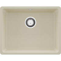 UNTERBAUSPÜLE GRANIT Venedig Easy, 2-er set Beige 56/44 cm 1 Becken + Ablauf-Set ab 60er Unterschrank - Chromfarben/Beige, Kunststoff (56/20/44cm) - Primagran