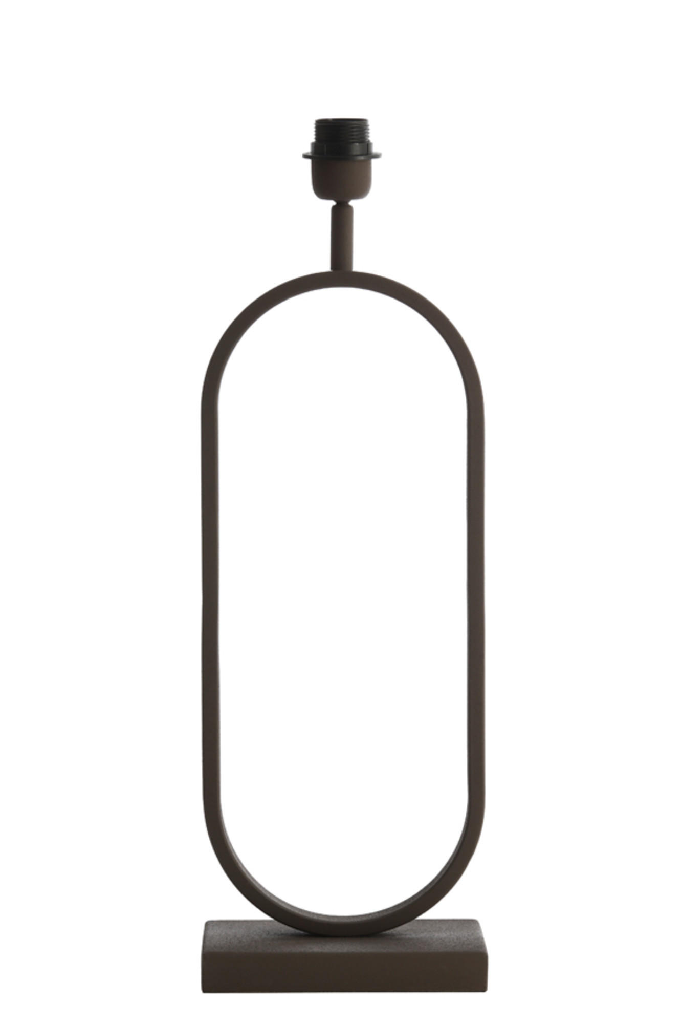 LAMPENFUSS Jamiri Braun 20/13/55 cm - Braun, Metall (20/13/55cm) - Light & Living