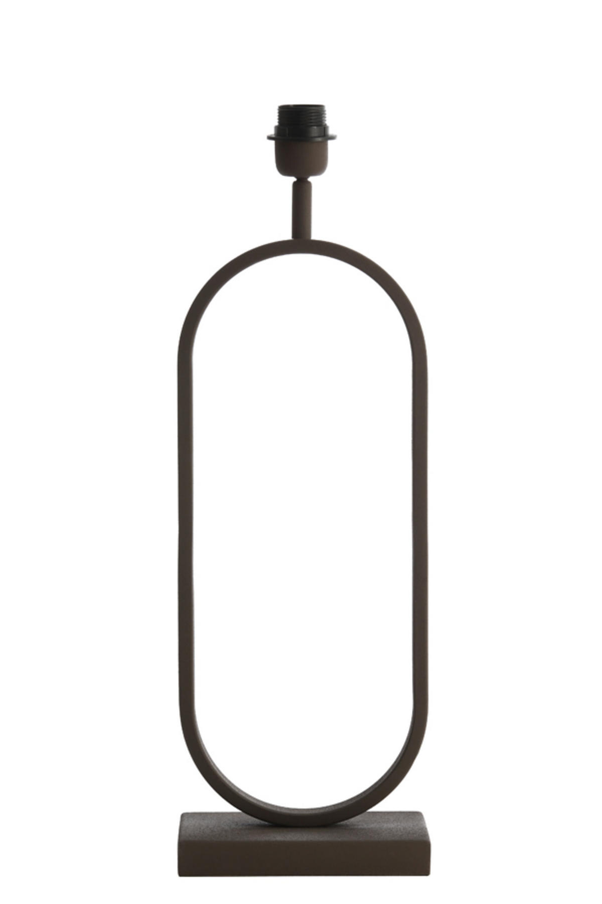 LAMPENFUSS Jamiri Braun 20/13/55 cm - Braun, Metall (20/13/55cm) - Light & Living