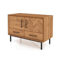 KOMMODE LEON Wildeiche - Wildeiche, Holz (97/65/45cm) - byoak