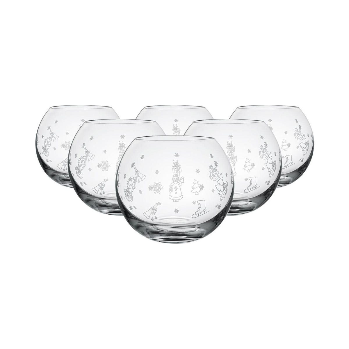 TEELICHTHALTER Toy's Delight transparent ø 11 cm 6er Set - Transparent, Glas (11/9.3/11cm) - Villeroy & Boch