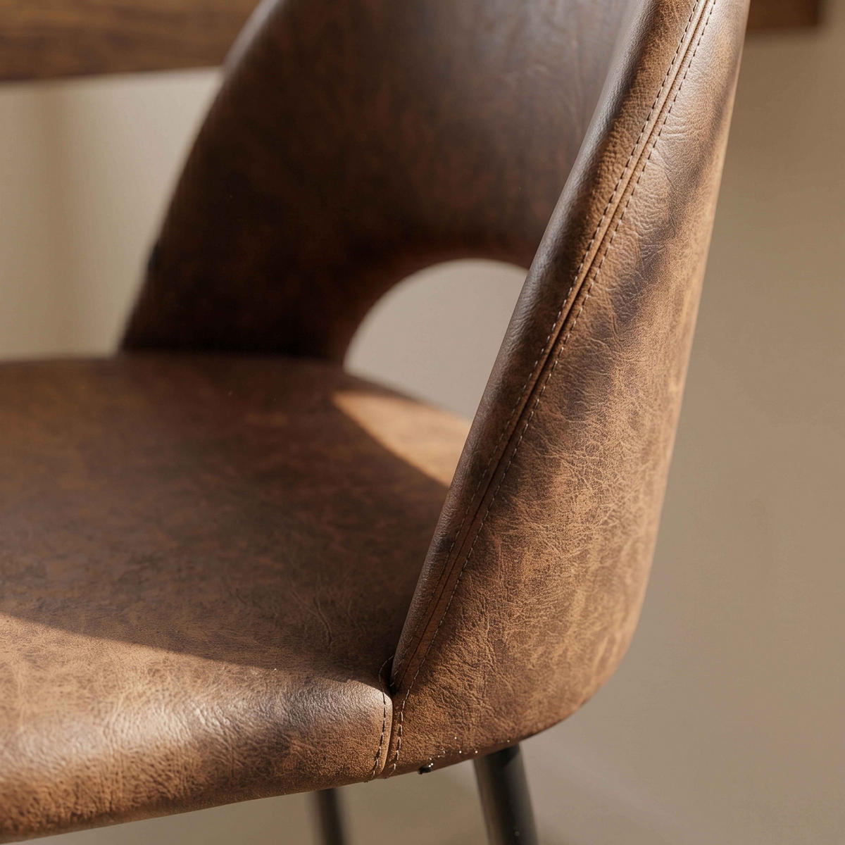 BARHOCKER 2-tlg., Braun - Braun, Metall (51/103/44cm) - Oviala